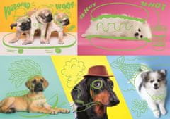 Trefl Puzzle Dog Relax/1000 darab Neon színű puzzle kutya