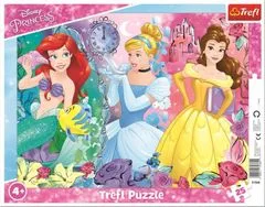 Trefl Puzzle Disney hercegnő - Elvarázsolt hercegnők / 25 darab