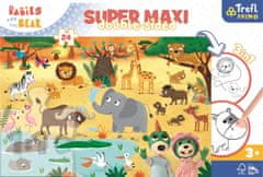 Trefl Kétoldalas kirakós játék ings in the Zoo SUPER MAXI 24 darab