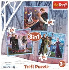 Trefl Puzzle Frozen 2 - Magic Story 3in1 (20,36,50 db)