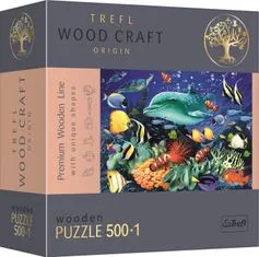 Trefl Wood Craft Origin Puzzle Élet a tengerben 501 darabos puzzle