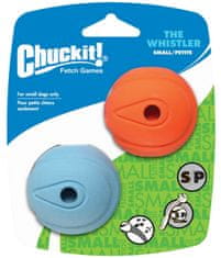 Chuckit! Minőségi labdák kutyáknak természetes gumiból sípoló hanggal Chuckit The Whistler S 2 db