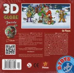 D-Toys 3D Globe puzzle We love Santa 60 darab