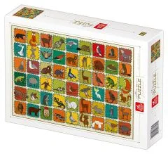D-Toys DEICO Puzzle minta: erdei állatok 1000 darab