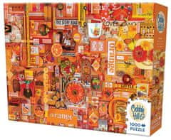 Cobble Hill Puzzle A szivárvány színei: narancs 1000 darab