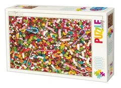D-Toys Puzzle édességek 1000 darab