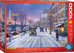 EuroGraphics Puzzle Karácsony este Párizsban 1000 darab