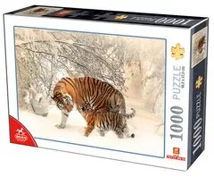 D-Toys DEICO Puzzle Tigris kölyökkel 1000 darab