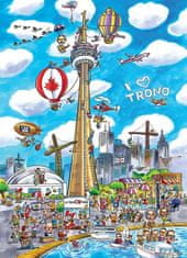 Cobble Hill Puzzle DoodleTown: Toronto 1000 darab