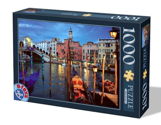 D-Toys Puzzle Éjszakai Velence, Olaszország 1000 darab