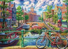 Cobble Hill Amszterdami csatorna puzzle 1000 darab