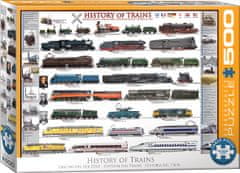 EuroGraphics Puzzle Train History XL 500 darabos kirakós játék