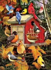 Cobble Hill Puzzle madárház ősszel 1000 darab