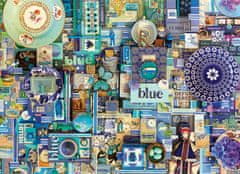 Cobble Hill Puzzle A szivárvány színei: kék 1000 darab