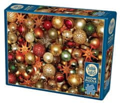 Cobble Hill Puzzle karácsonyi lombik 500 darabos puzzle