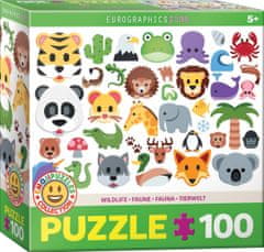 EuroGraphics Puzzle Emoji állatok 100 darab