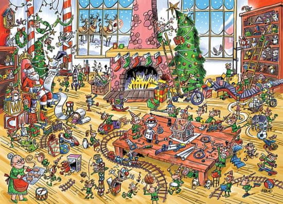 Cobble Hill Puzzle DoodleTown: dolgozó manók 1000 darab