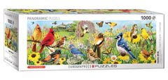 EuroGraphics Panoráma Puzzle Kerti madarak 1000 darab