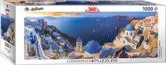 EuroGraphics Panoráma puzzle Santorini, Görögország 1000 darab
