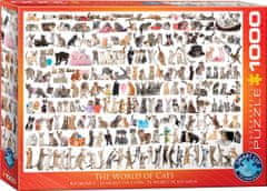 EuroGraphics Puzzle Macskák világa 1000 darab