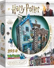 Wrebbit 3D puzzle Harry Potter: Mr. Olivander pálcaboltja és Scribbulus 295 darab