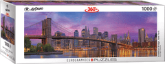 EuroGraphics Panoráma Puzzle Brooklyn híd, New York 1000 darab