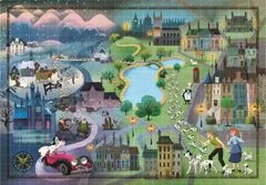 Clementoni Puzzle Story Maps: 101 Dalmata 1000 db