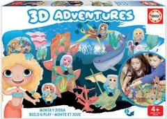EDUCA 3D puzzle A tengeri tündérek királysága 63 darab