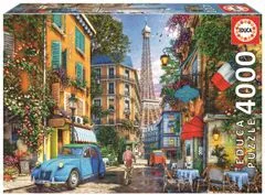 EDUCA Puzzle Old Paris streets 4000 darab