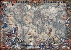 EDUCA Puzzle Kalóz térkép 2000 darab