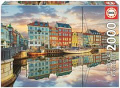 EDUCA Puzzle Naplemente a koppenhágai kikötőben 2000 darab