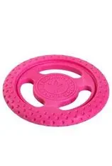 KIWI WALKER Játékkutya FRISBEE MINI úszó. TPR habból készült, rózsaszín KW