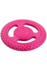 FRISBEE MAXI úszó kutyajáték. TPR habból készült, rózsaszín KW