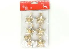 ART Csillaghal, karácsonyi fa dekoráció tűn, 6 db egy zacskóban, 1 zacskó ára AC7120