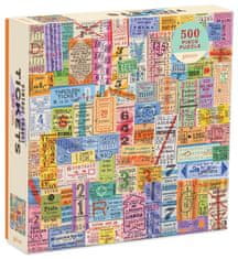 Galison Puzzle Vintage utazási jegyek 500 darab