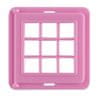 osztott ablak (rózsaszín) 1 db