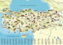 Art puzzle Puzzle Törökország: kulturális térkép 260 darab