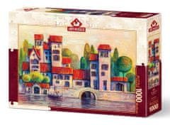 Art puzzle Puzzle Természetes város 1000 darab
