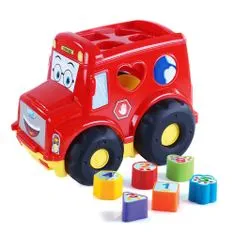 Rappa Kirakós BABY busz a kicsiknek piros színű