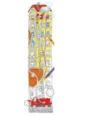 Monumi Színezőoldal boldog méter - Tűzoltók 160 x 40 cm