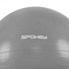 Spokey FITBALL III gimnasztikai labda 75 cm, pumpával együtt, szürke