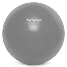 Spokey FITBALL III gimnasztikai labda 75 cm, pumpával együtt, szürke