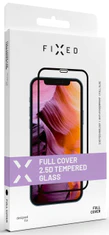 FIXED Full-Cover edzett védőüveg Apple iPhone 15 Pro Max készülékhez FIXGFA-1203-BK, a képernyő egész felületére ragasztható, fekete