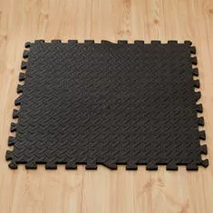 Aga Gyermek habszivacs szőnyeg 60x60 4 részes - Fekete