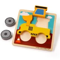 Bigjigs Toys játékbetét Puzzle Digger