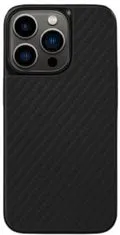 EPICO Hybrid Carbon védőtok iPhone 14 készülékhez MagSafe támogatással 69210191300002 - fekete