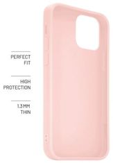 FIXED Story gumírozott hátlapi tok Apple iPhone 14 készülékhez, rózsaszín
