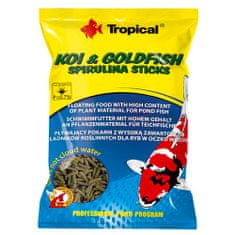 TROPICAL Koi&Goldfish Spirulina Sticks 1l/90g víz felszínén úszó táp tavi halaknak