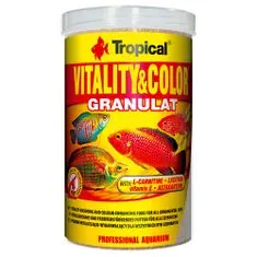 TROPICAL Vitality&Color Granulat 1000ml/550g színélénkítő granulált haltáp
