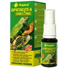 TROPICAL Ophtalvit-A Chelonia 15ml gyógynövényes balzsam hüllők szemére és bőrére